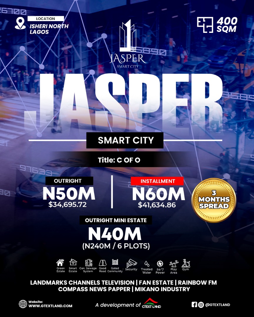 Jasper Estate Ibeju-Lekki - Premium residential plots near Lekki Golf Resort